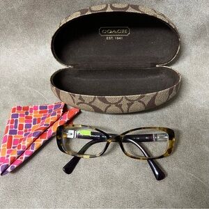Coach 5273 (Spotty Tort/Purple) Eyeglasses